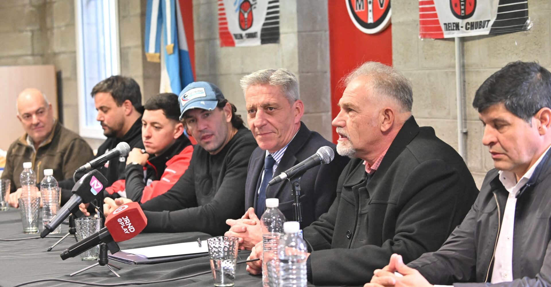 Trelew Arcioni acompañó la presentación oficial del Gran Premio