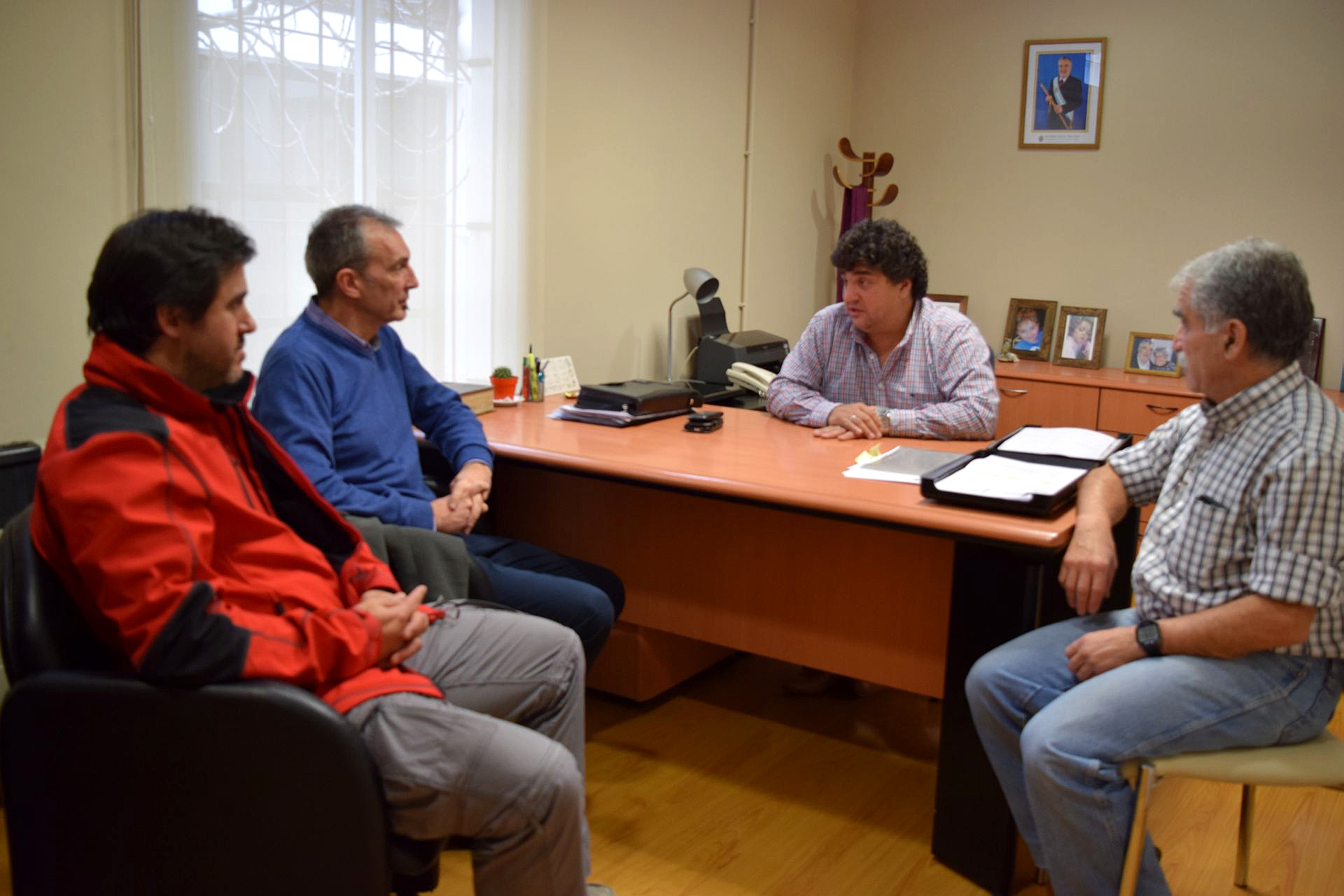 Miguel Antín y Christian Dames se reunieron con Fabián Puratich por la atención del PROSATE