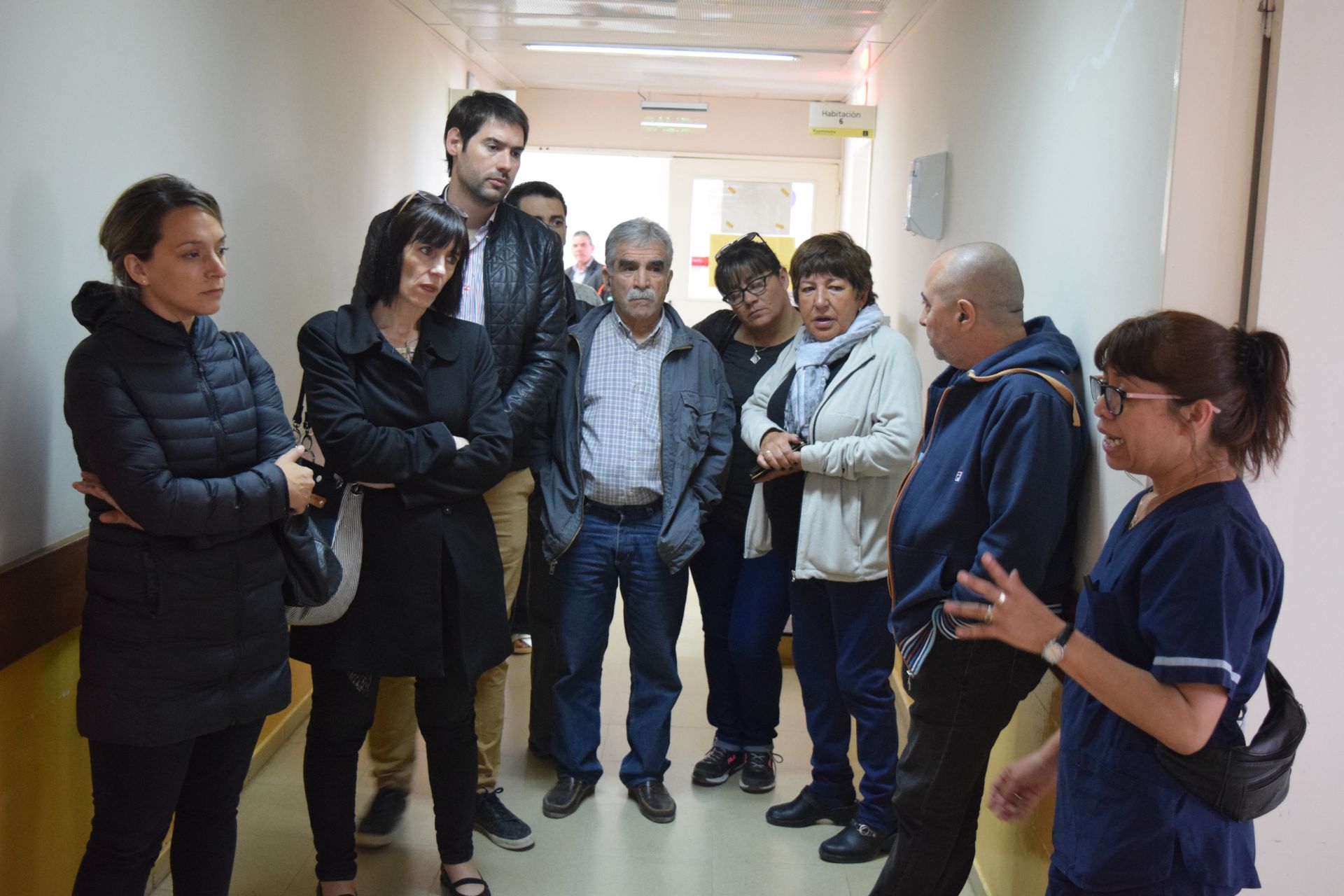 Los concejales de Madryn realizaron la recorrida por el Hospital Andrés Ísola