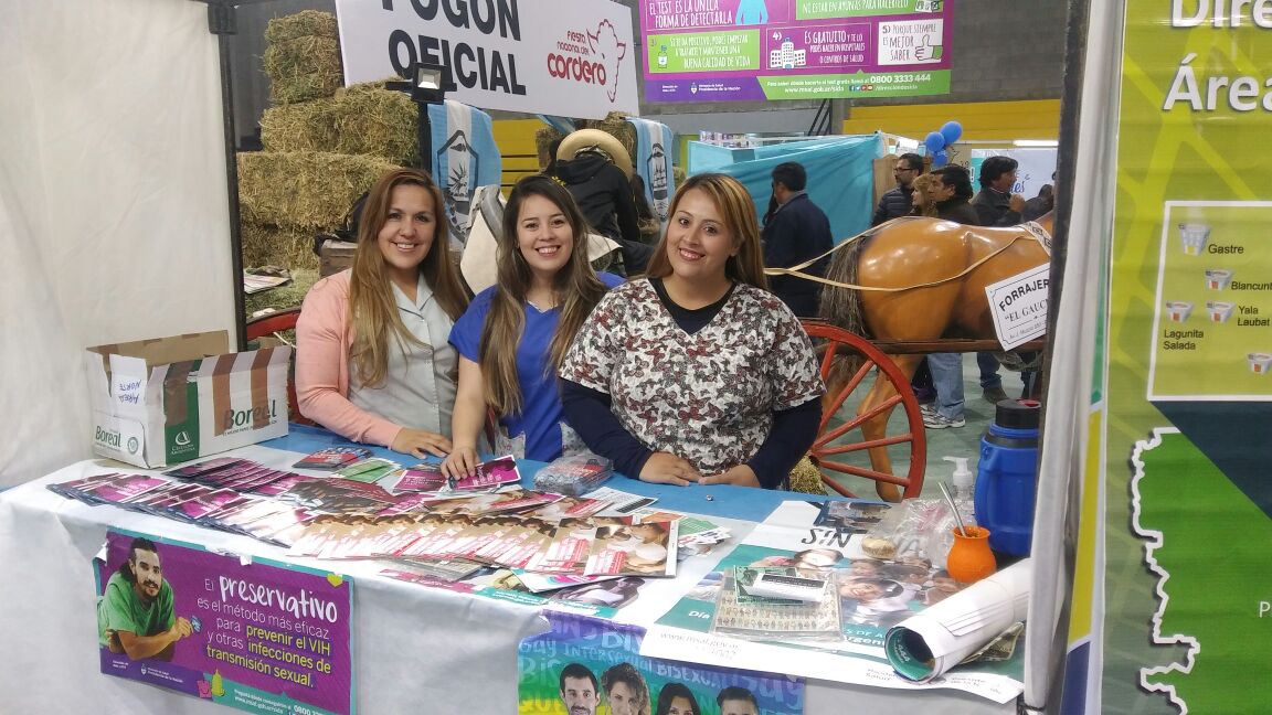 Salud participó de la XXII “Fiesta Nacional  del Cordero” de Puerto Madryn