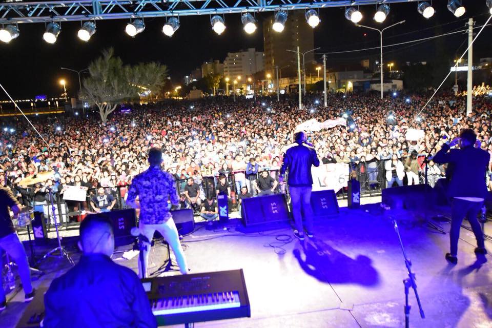 “La Konga” realizó un gran show en la costa