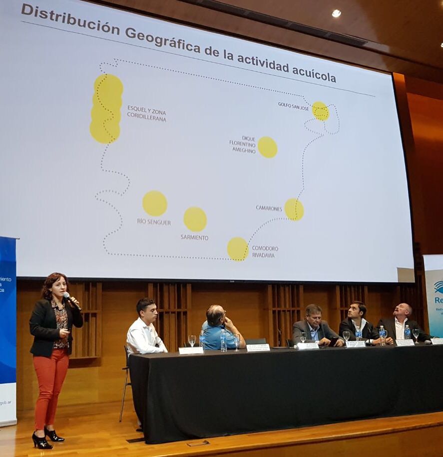 Corvalán Carro presentó en Nación la experiencia de transferencia tecnológica en acuicultura