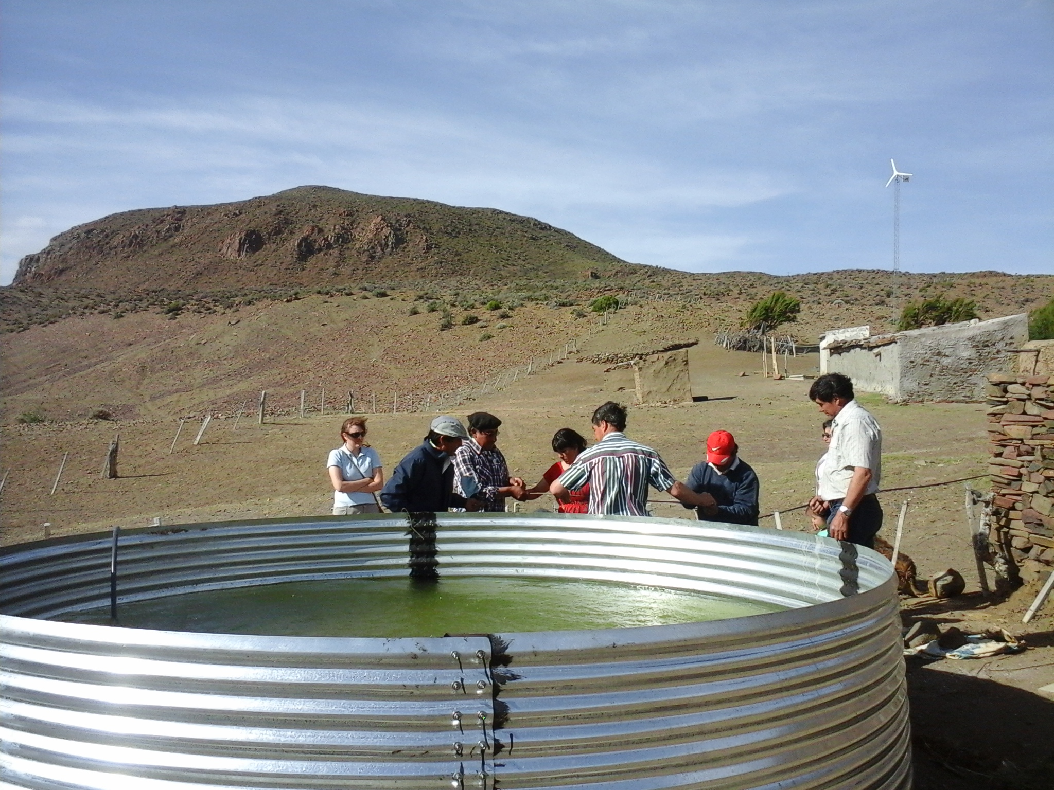 Acceso al agua en la Meseta Central: acciones para fortalecer la producción en El Puntudo y Sierra Rosada