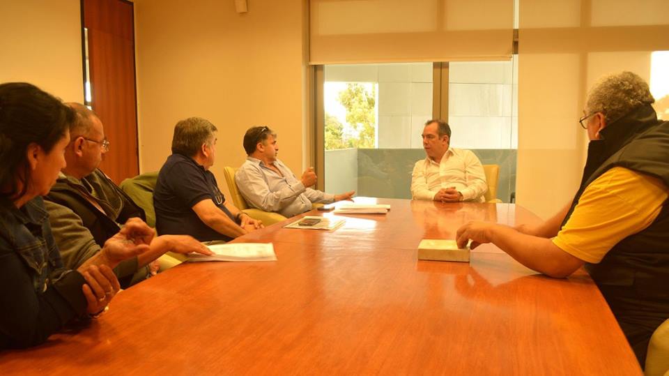 GRAZZINI RECIBIÓ PETITORIO DE TRABAJADORES DE PLANTAS PESQUERAS DE RAWSON