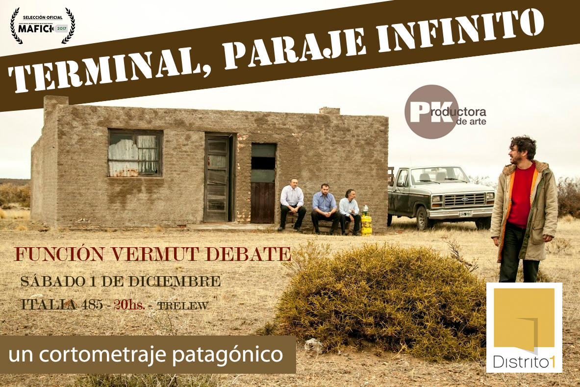 PROYECCION VERMUT DEBATE CORTOMETRAJE TERMINAL, PARAJE INFINITO