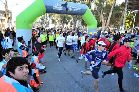 SE CORRE LA CARRERA ANIVERSARIO DE LA UNIVERSIDAD NACIONAL DE LA PATAGONIA SAN JUAN BOSCO