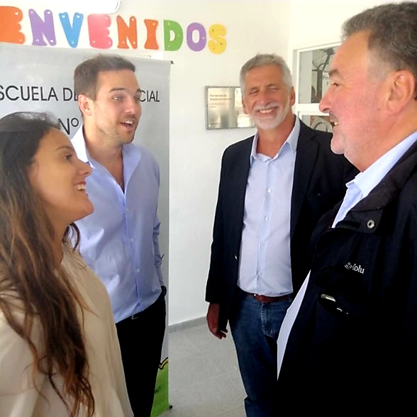 EL GOBIERNO NACIONAL INAUGURÓ CON TORTORIELLO EN MADRYN, LA ESCUELA DE NIVEL INICIAL 487