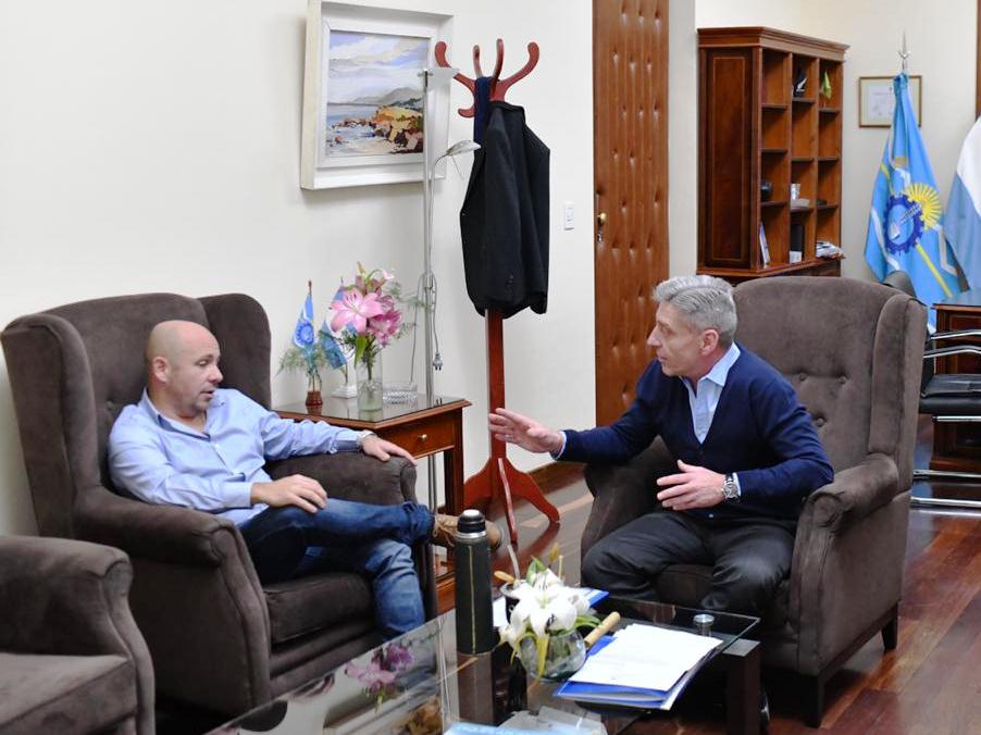 Arcioni recibió a Ricardo Sastre para dialogar sobre la gran concertación de unidad de todos los sectores