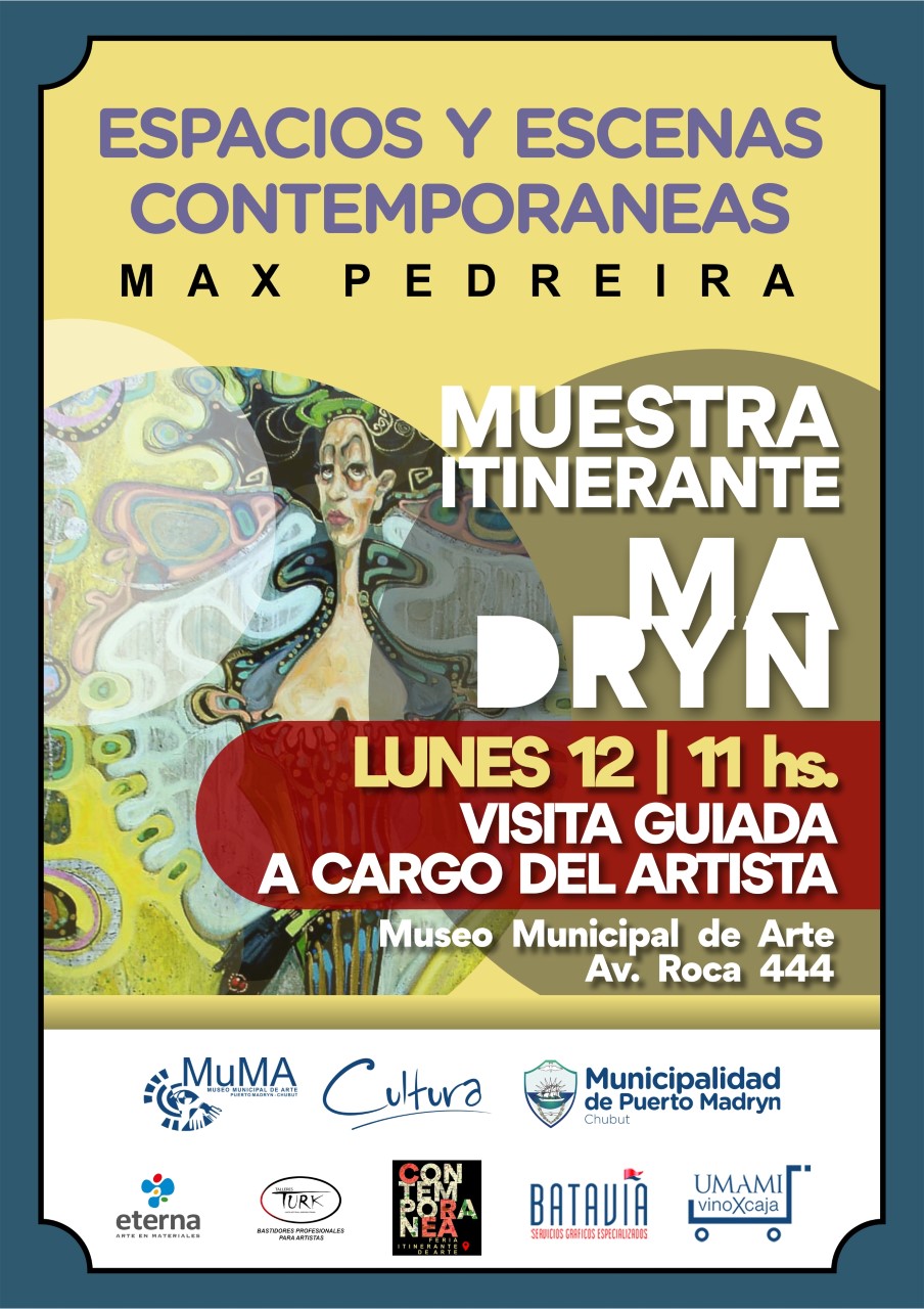 Max Pedreira presentará su muestra en el Museo Municipal de Arte