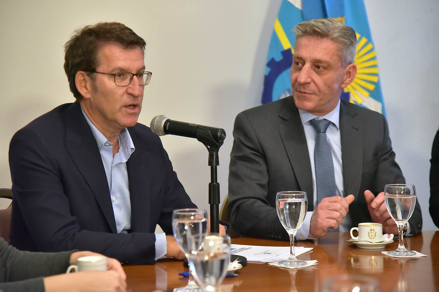 Arcioni recibió al Presidente de la Xunta de Galicia para potenciar el desarrollo pesquero en Chubut