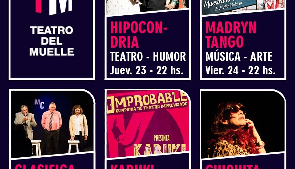 Cultura invita a disfrutar de las propuestas que se ofrecen en el Teatro del Muelle