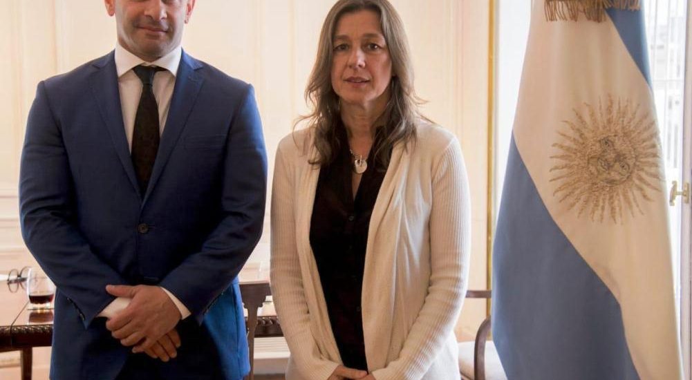 Massoni se reunió con la Ministra de Seguridad de la Nación