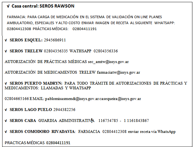 El ISSyS restringe atención a los afiliados de SEROS y fija horarios exclusivos para adultos mayores hasta el 31 de marzo