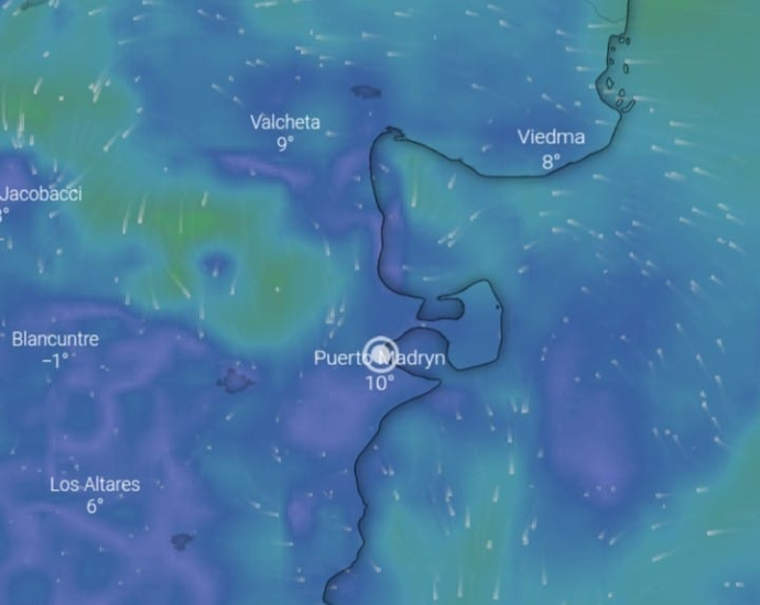 ALERTA DE LLUVIA Y NIEVE EN LA MESETA Y LA COSTA DE CHUBUT