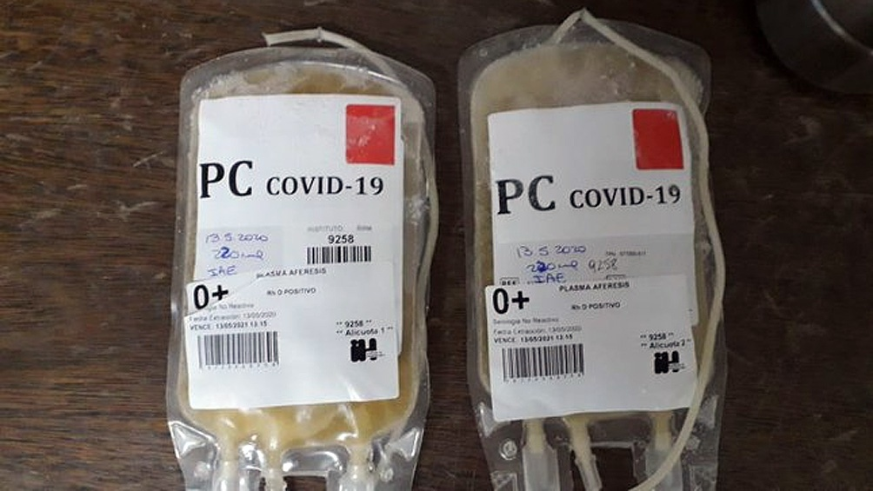 CÓMO AYUDA A LOS PACIENTES EL PLASMA DE PERSONAS RECUPERADAS DE CORONAVIRUS