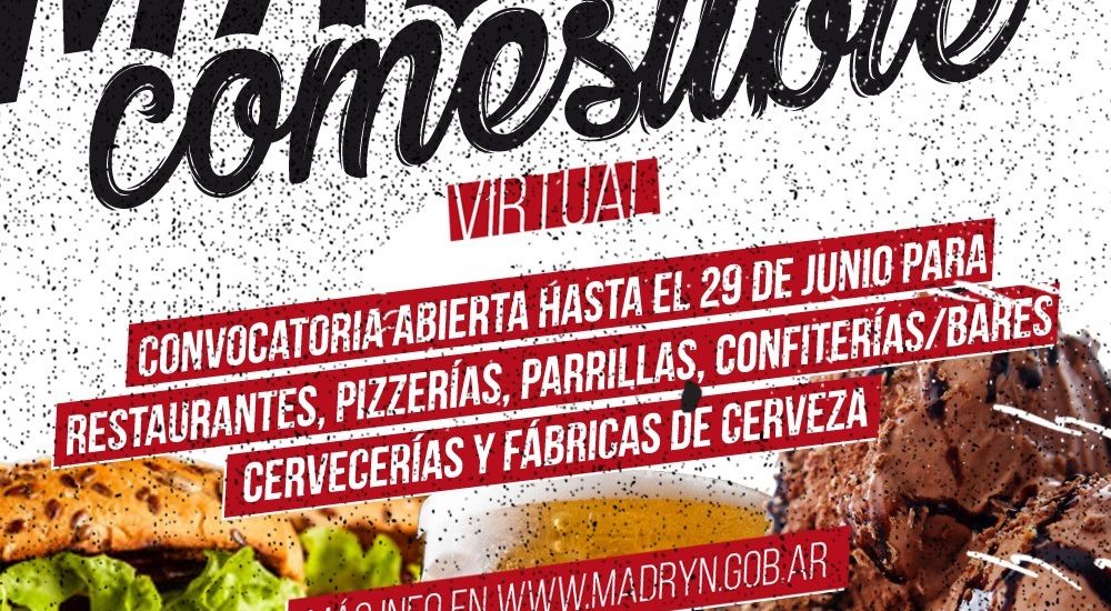 SE EXTIENDE LA CONVOCATORIA ABIERTA PARA EL MADRYN COMESTIBLE VIRTUAL DE JULIO