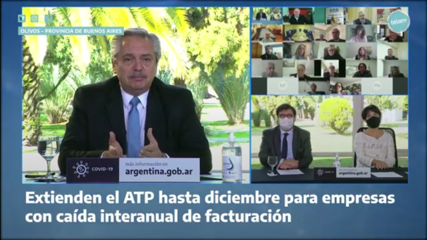 EL NUEVO ATP INCLUIRÁ PRÉSTAMOS A TASA CERO PARA EMPRESAS Y SIN DIFERENCIACIÓN GEOGRÁFICA