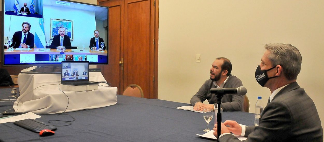 ARCIONI PARTICIPÓ DE UNA VIDEOCONFERENCIA CON ALBERTO FERNÁNDEZ