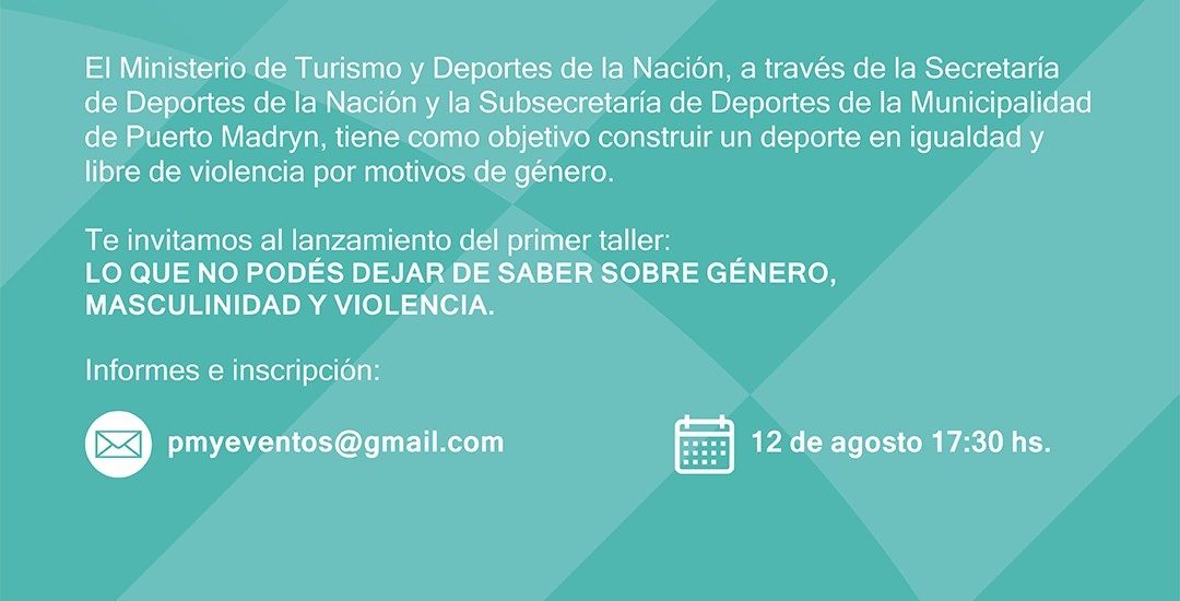 INVITAN A CAPACITACIÓN SOBRE GÉNERO Y DEPORTE