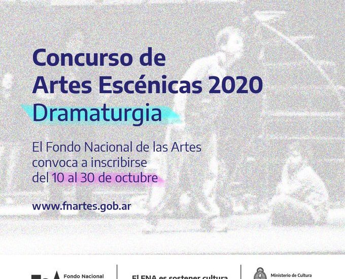 CULTURA: CONVOCAN A PARTICIPAR DEL CONCURSO DE DRAMATURGIA DEL FONDO NACIONAL DE LAS ARTES