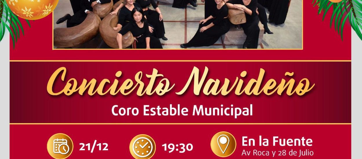 EL CORO ESTABLE MUNICIPAL BRINDARÁ UN CONCIERTO NAVIDEÑO A BENEFICIO