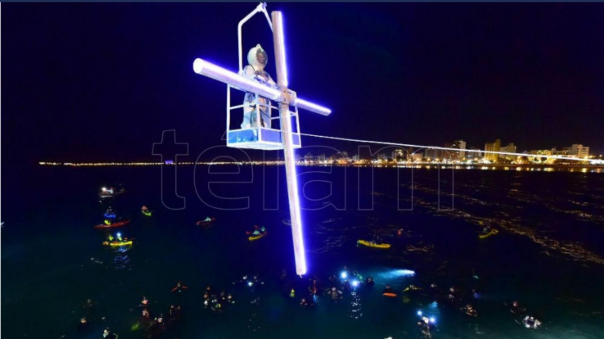 VUELVE A PUERTO MADRYN EL ÚNICO VÍA CRUCIS SUBMARINO DEL MUNDO