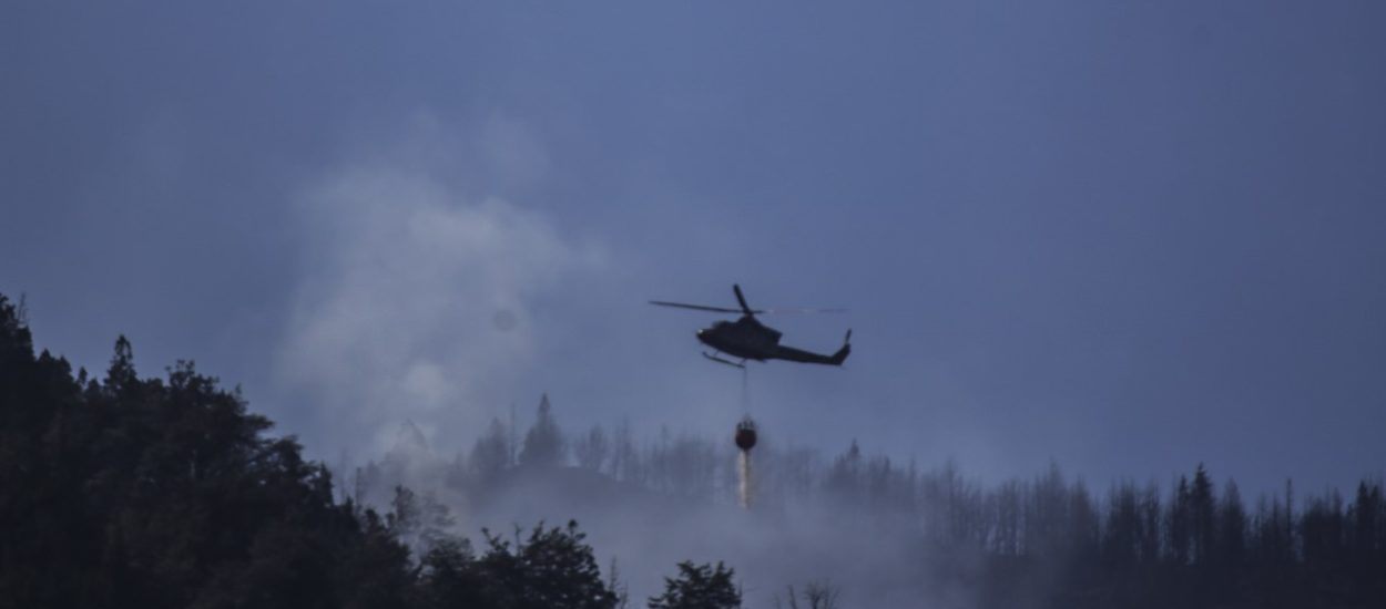 PROVINCIA AVANZA CON EL OPERATIVO DE CONTROL DEL FUEGO EN LA CORDILLERA