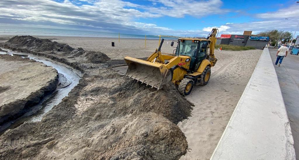 SASTRE ANUNCIÓ OBRAS PARA OPTIMIZAR EL SISTEMA PLUVIAL DE MADRYN