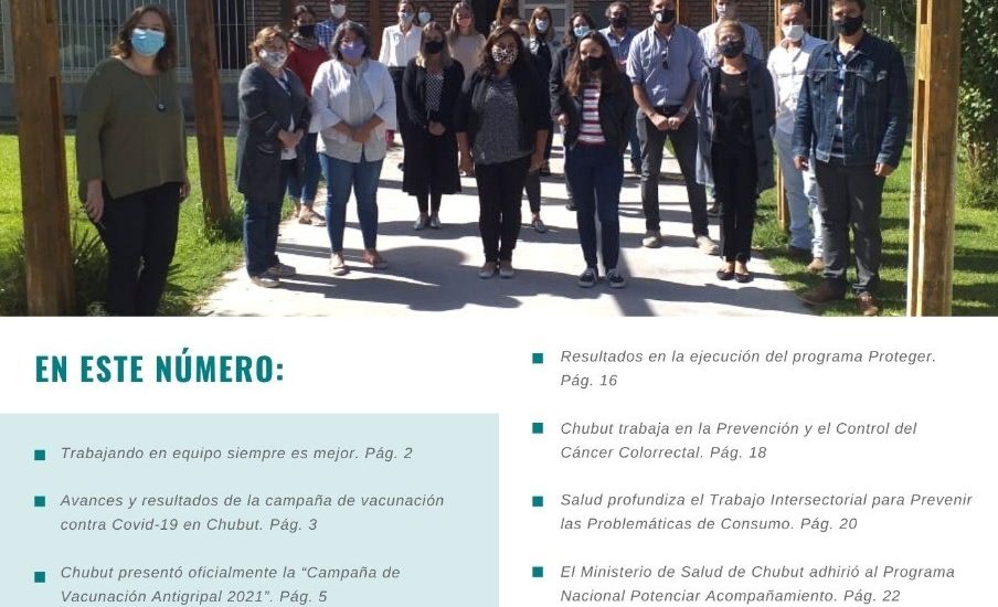 SALUD PRESENTÓ UN BOLETÍN DIGITAL CON LAS NOVEDADES DE LOS PROGRAMAS SANITARIOS EN CHUBUT