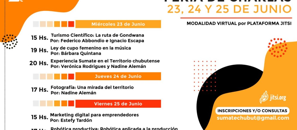 SE REALIZARÁ UNA FERIA DE CAPACITACIONES EN EL MARCO DEL PROGRAMA PROVINCIAL  “SUMATE”