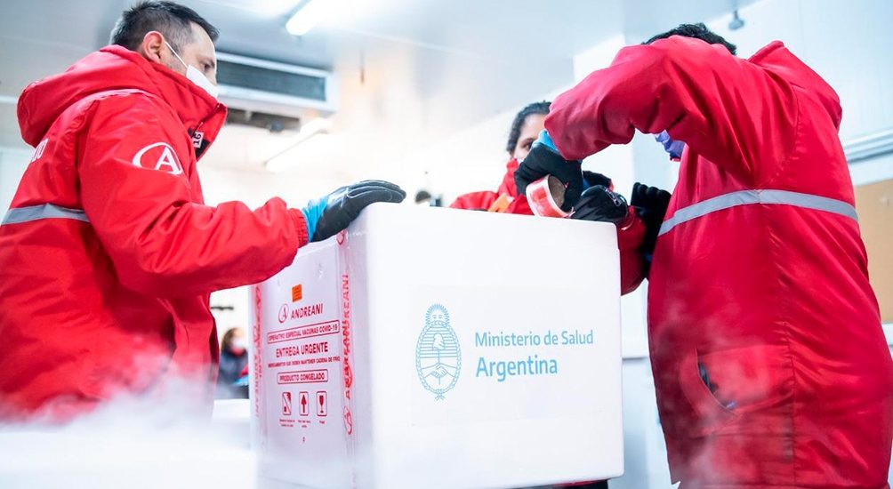 ARGENTINA SUPERÓ LOS 41 MILLONES DE VACUNAS RECIBIDAS DESDE EL INICIO DE LA PANDEMIA