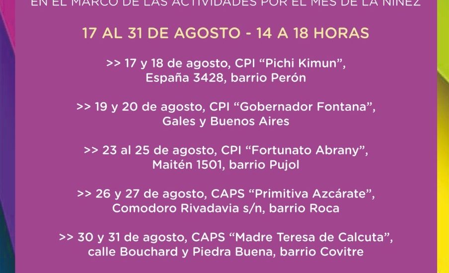 PROGRAMA “SALUD EN MOVIMIENTO”: CAMPAÑA DE ACTUALIZACIÓN DEL CALENDARIO DE VACUNACIÓN DE NIÑOS, NIÑAS Y ADOLESCENTES