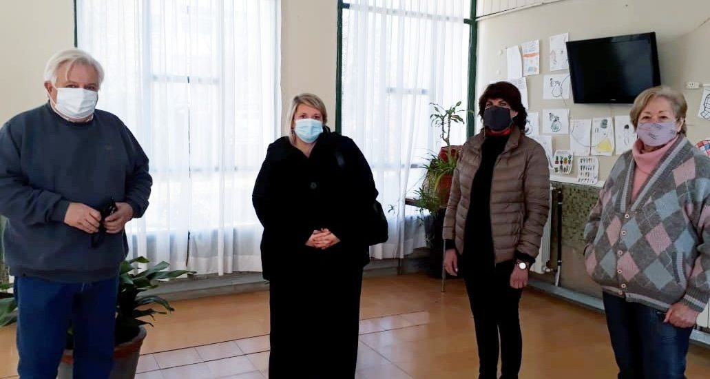 CECILIA BASUALDO RECORRIÓ EL COMEDOR INFANTIL DE PUERTO MADRYN, QUE ASISTE A CERCA DE 40 FAMILIAS DE LA CIUDAD