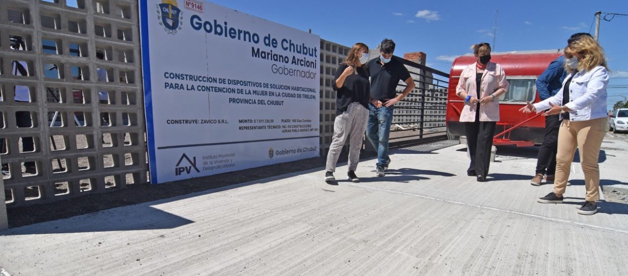 AVANZA EN UN 90% LA CONSTRUCCIÓN DE DISPOSITIVOS DE SOLUCIÓN AMBIENTAL PARA LA CONTENCIÓN DE MUJERES EN TRELEW