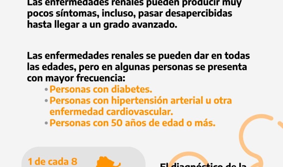 SALUD PROMUEVE OCHO REGLAS DE ORO PARA CUIDAR LOS RIÑONES