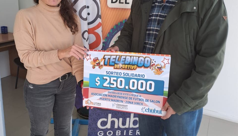 Telebingo: Una entidad deportiva de Puerto Madryn cobró 250 mil pesos