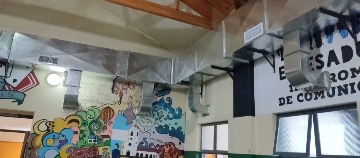 ETAPA FINAL EN LA OBRA DE REFACCIÓN DEL SISTEMA DE CALEFACCIÓN DE LA ESCUELA N° 713 DE ESQUEL