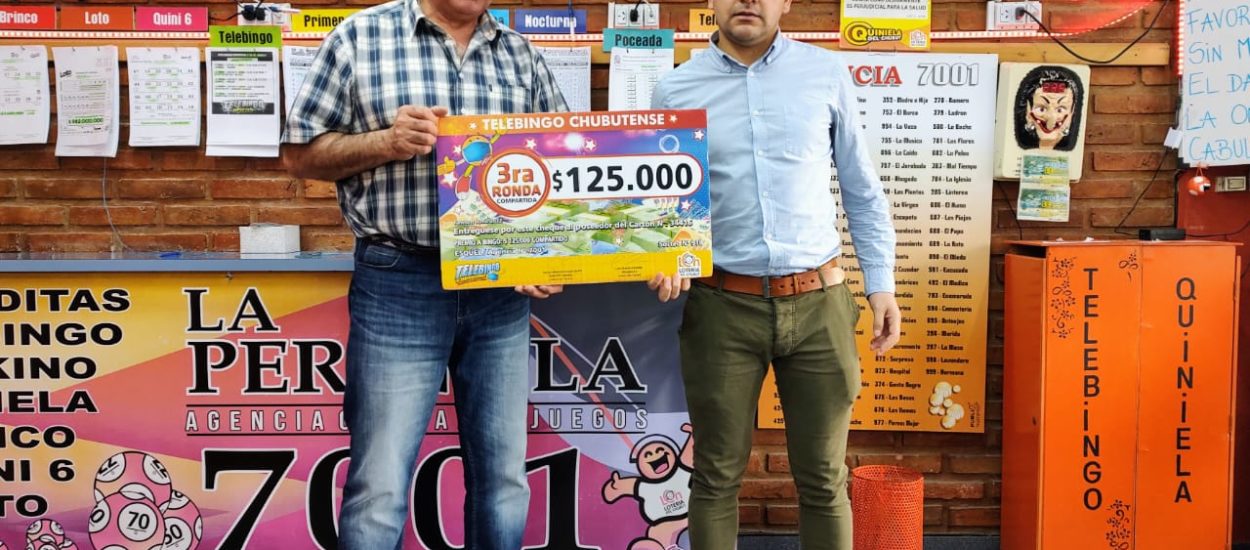 Lotería del Chubut entregó premios por más de medio millón de pesos