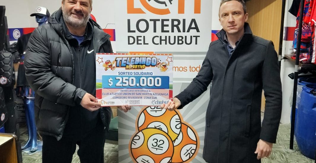 Telebingo: Club de Comodoro Rivadavia recibió 250 mil pesos