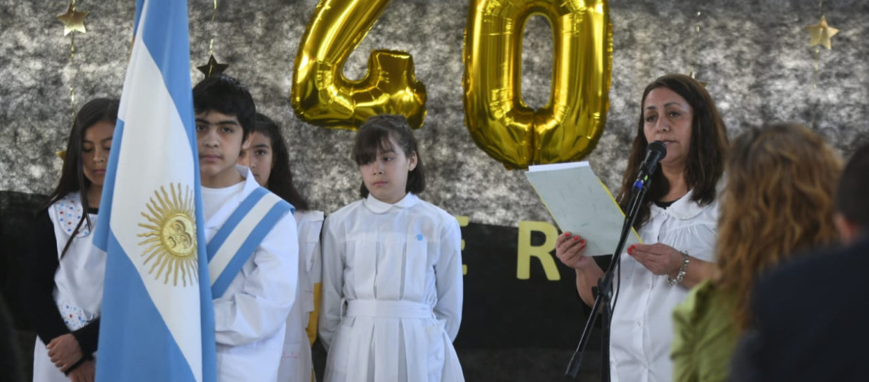 El Gobierno provincial participó del 40°Aniversario de la Biblioteca Pedagógica Nº2 de Trelew