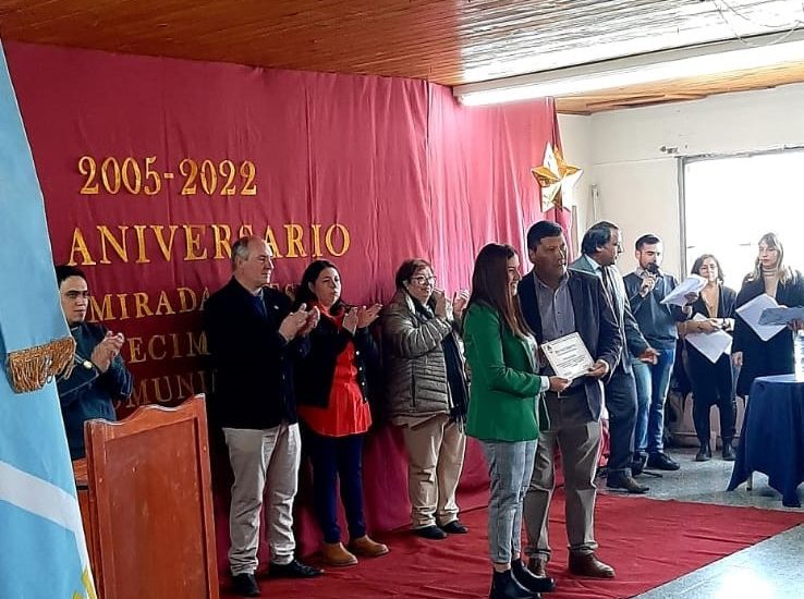 El Gobierno del Chubut acompañó la celebración por el 17º aniversario de la Comuna Rural de Atilio Viglione