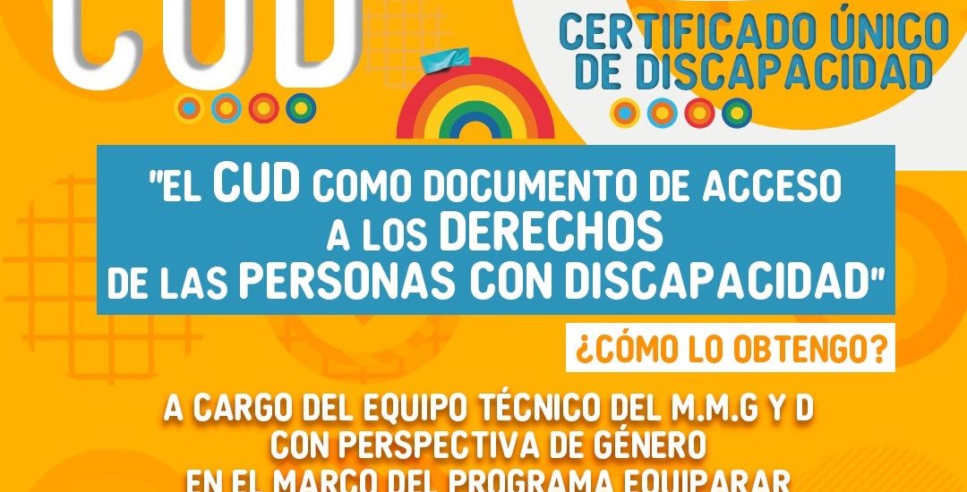 Provincia dictará capacitación sobre el Certificado Único de Discapacidad