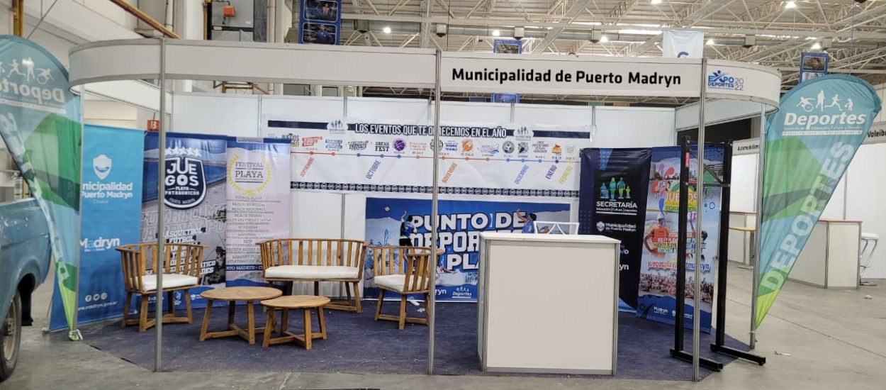 LA MUNICIPALIDAD EN LA EXPO DEPORTES 2022 DE COMODORO RIVADAVIA