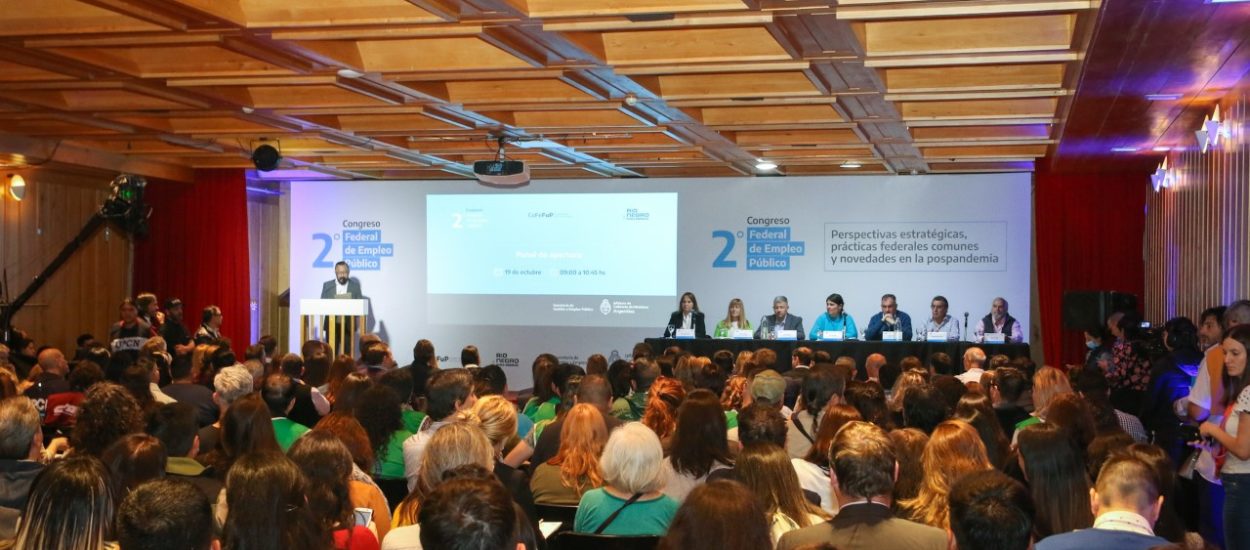 Chubut participó del 2° Congreso Federal de Empleo Público “Perspectivas estratégicas, prácticas federales comunes y novedades en la pospandemia”