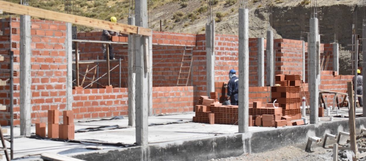 Avanza la construcción de la Escuela N°7.717 de Comodoro Rivadavia