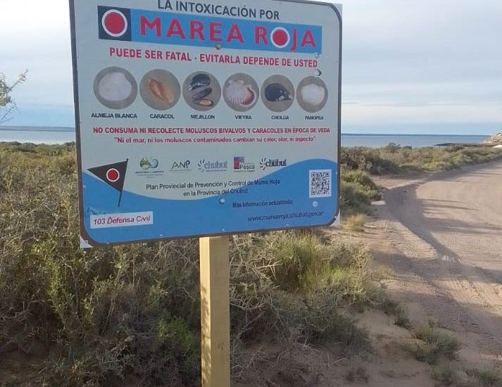 Rawson: El Ministerio de Ambiente entregó folletería en el marco del Plan Provincial de Marea Roja 