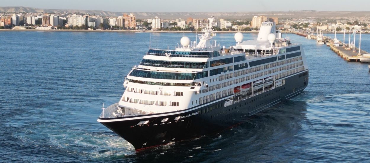 LLEGÓ A NUESTRA CIUDAD EL CRUCERO AZAMARA PURSUIT