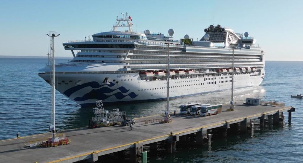 Puerto Madryn: Arribó el Crucero “Sapphire Princess con más de 2 mil pasajeros