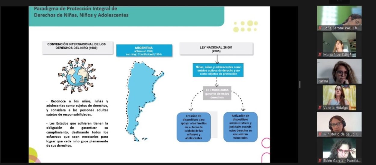 Provincia participó de una capacitación sobre el abordaje de las violencias contra niñas, niños y adolescentes