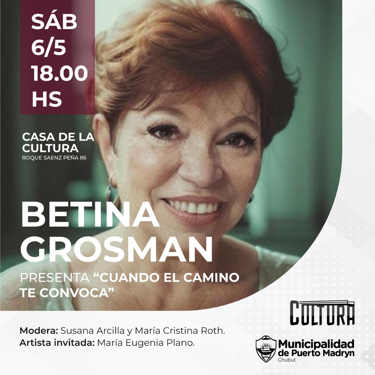 Invitan A La PresentaciÓn Del Libro “cuando El Camino Te Convoca” De Betina Grosman 7714